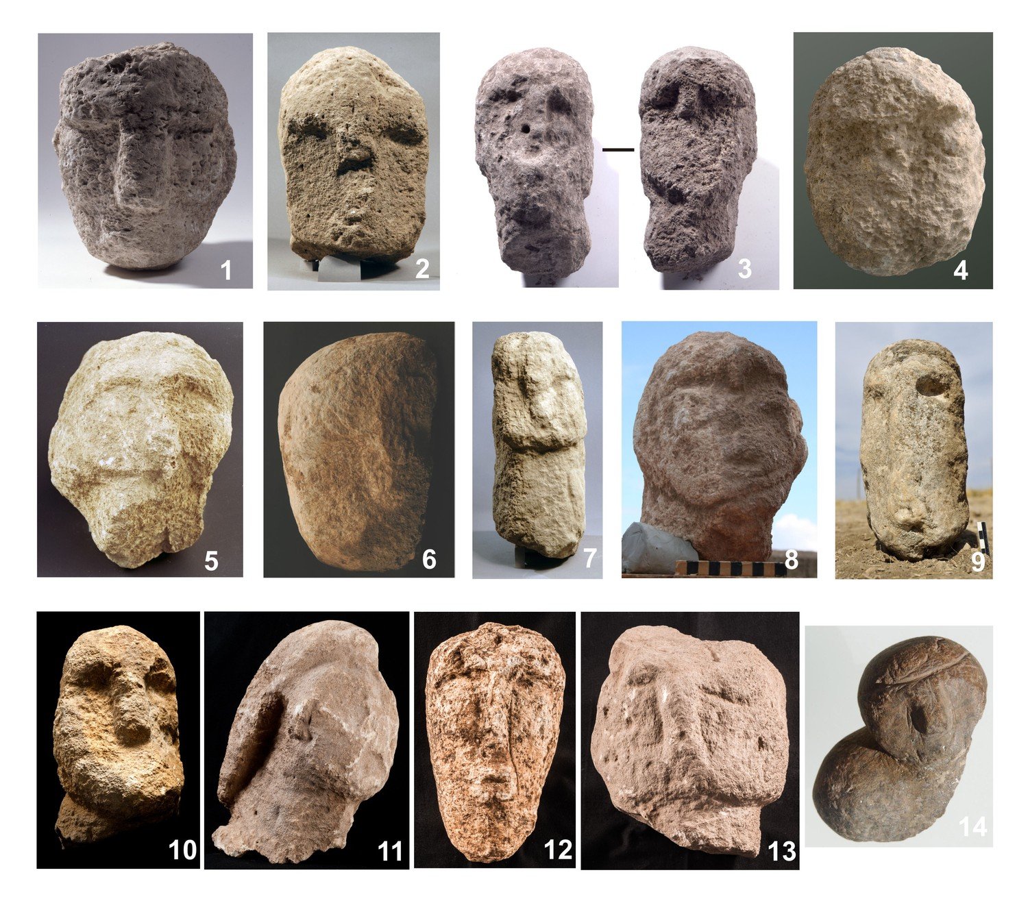 The limestone heads