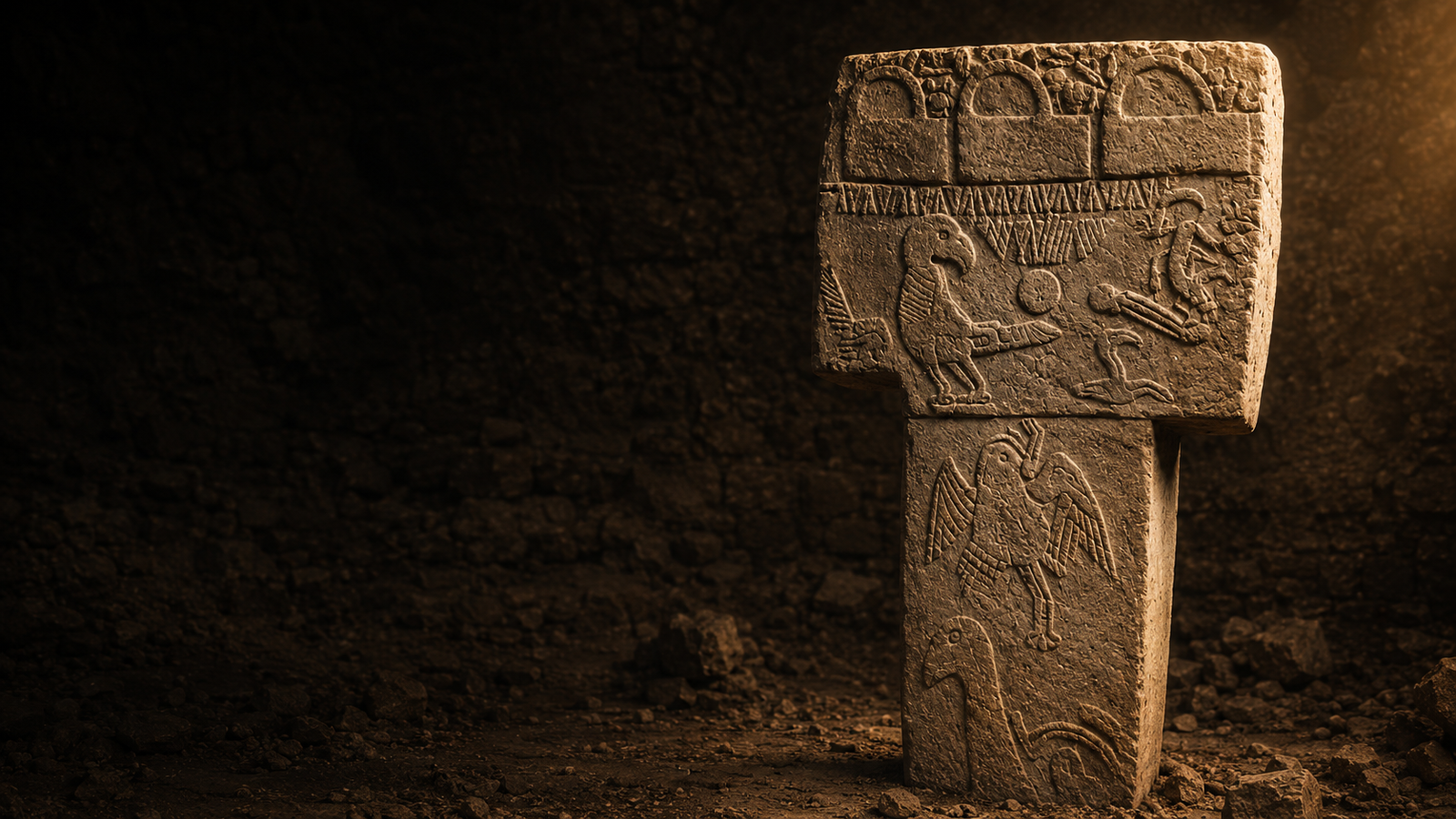Of animals and a headless man: reading Pillar 43