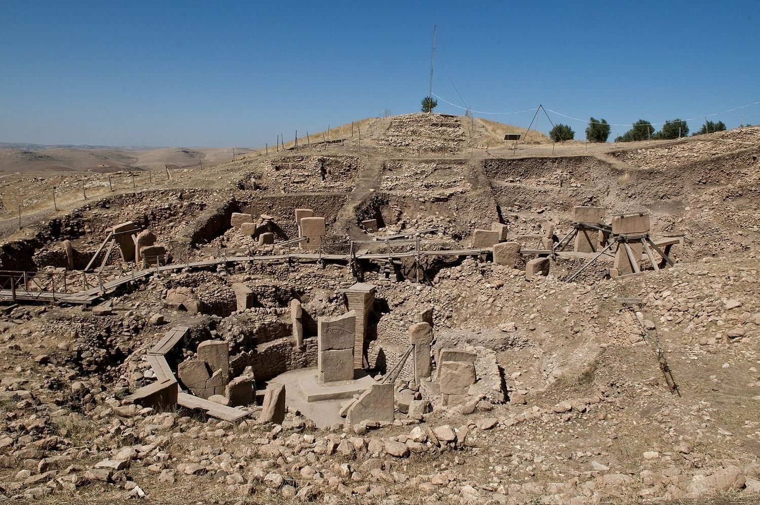 Most of Göbekli Tepe is still in the ground